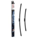 Bosch Aerotwin A864S - Front Windscreen Wipers - Set of 2 Replacement Blades - Pre-assembled Adapter - 2 Blades, 650 mm / 450 mm - Right-Hand Drive (UK) - Comes in Slim, Space-saving Packaging