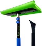 EVERSPROUT SnowBuster 1.5-to-4 Foot Extendable Ice Scraper & Snow Brush Kit (Scraper, Brush, Pole) | 8-10 Ft Reach | Long Extension Handle for SUV/Truck/Car Windshield, Windows, Roof | Remove Ice Easy