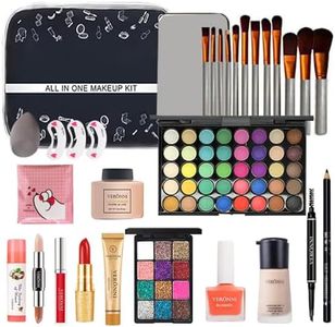 Joyeee All-in-One Makeup Gift Set Travel Makeup Kit Women Full Kit Starter Makeup Set Lipgloss Lipstick Concealer Blushes Powder Eyeshadow Palette Cosmetic Palette for Teen Girls & Adults #6