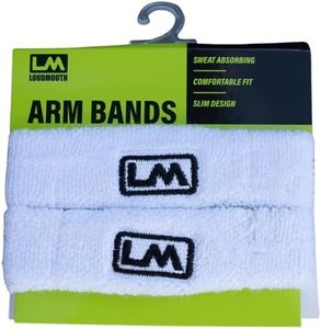 Loudmouth Bicep Bands (White)