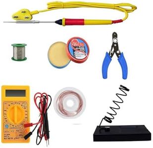 INSEN Digital Multimeter with LCD, AC-DC Voltage tester, Resistance test, Current Load Testing with Continuity (Soldering Kit)