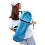 MXiiXM Skateboard Bag, WaterProof Skateboard Backpack with Adjustable Shoulder Straps, Skateboard Bag for Electric Skateboard, Penny Board Skate Carry Bags for Travel ( 33.5in12.6in ) (Blue)