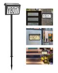 Solar Address Sign For Yard