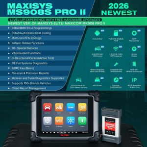 Autel MaxiSYS MS908S PRO II Diagnostic Scanner – J2534 ECU Programming, 38+ Resets, 8-Core