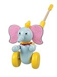 Disney Dumbo Push Along Toy - Wooden Toys, Early Development & Activity Toys for Girls and Boys, Toddler Disney Toys - Official Licensed Disney Dumbo Gifts by Orange Tree Toys