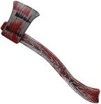 Nicky Bigs Novelties Adult Fake Plastic Bloody Axe Prop Axe Costume Prop Halloween Horror Decoration Weapon Ax Accessory