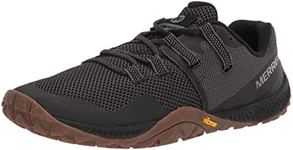 Merrell mens Trail Glove 6 Sneaker, Black/Gum, 11 US