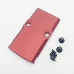 BZGREEN RMR Cover Plate for Glock 17 19 26 Cut Slides Anodized Aluminum (Red)