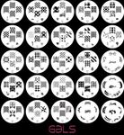 Amazing Value Princes Set of 25 Premium Quality Nail Art Designs Stamps Stamping Manicure Image Plates/Stencils/Templates By VAGA