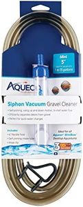 Aqueon Aquarium Siphon Vacuum Gravel Cleaner Mini - 5 Inches