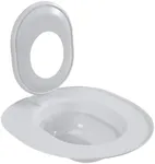 Cat Toilet Training Kit, Cat Toilet Training System, Teach Cats to Use Toilet, Reusable Plastic Trainer for Pet Cleaning (Grey)