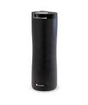 Aladdin Urban Thermavac Stainless Steel Travel Mug 0.47L Satin Black – Leakproof - Double Wall Vacuum Insulated Cup - Keeps Hot for 3.5 Hours - BPA-Free - Dishwasher Safe