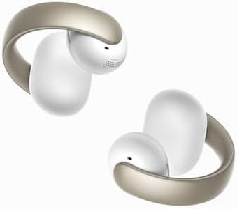 Soundcore AeroClip by Anker, Open-Ear Earbuds, Clip-On Headphones, Adaptive Comfort, Clear Calls with 4 Mics and AI, Stable Fit, 12mm Drivers for Powerful Bass, Hi-Res, Open-Ring Design