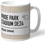 Personalised Derby County Pride Park Street Sign Mug