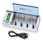 EBL Smart Battery Charger for C D A