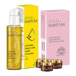 Namyaa Intimate Smell Good Kit- Combo Pack of Intimate Solid Perfume 45g & Haldi Chandan Intimate Wash 100g | With Germ and Odour Protection