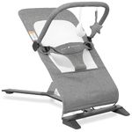 Baby Delight Go with Me Alpine Deluxe Portable Bouncer, Charcoal Tweed