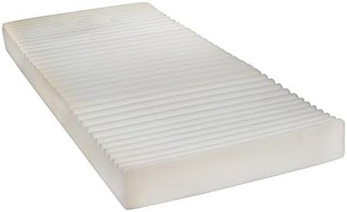 Drive Medical Therapeutic 5 Zone Support Mattress, White, 35" x 80" x 5. 5"