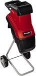 Einhell GC-KS 2540 Electric Garden Shredder -- Reversible Steel Blades, Large Funnel Opening, Safety Shut-Off -- 2500W Garden Mulcher For Leaves And Branches With Debris Bag