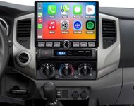4G LTE QLED Radio for Toyota Tacoma 2005-2015 Upgrade,8-Core CPU Touch Screen Stereo,Wireless CarPlay & Android Auto,Support OEM Camera & Steering Wheel Control,Free Camera