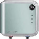 WINTEMP Tankless Electric Water Heater 6.5kW 240 Volts Endless On-Demand Hot Water-Self Modulates to Save Energy Use for Faucet and Sink KFU65 Green