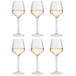 Libbey Wine Glass Servan - 29 cl / 290 ml - 6 pcs - Beautiful Design - Dishwasher Safe - Made in Collaboration with a Sommelier