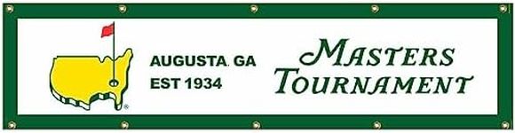 Masters Banner Flag 2x8ft Golf Fan Garage Workshop Shop Wall Decor Flag Vibrat Color/HD printing/Polyster