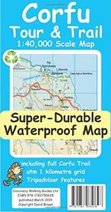 Corfu Tour & Trail Super-Durable Map