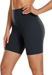 CRZ YOGA Womens ButterLuxe Biker Sh