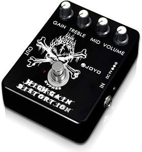 Joyo JF-04 High Gain Distortion, Guitar FX Pedal with Mid EQ