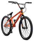 Mongoose Title Elite Pro BMX Race Bike, 24-Inch Wheels, Intermediate to Advanced Riders, Professional-Grade Tectonic T1 Biaxial Hydroformed and Butted Aluminum Frame, Orange