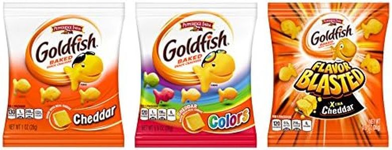 Pepperidge Farm, Goldfish, Crackers, 37.6 oz., Variety Pack, Box, Snack Packs, 40-Count