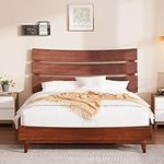 AMERLIFE Queen Size Solid Wood Plat