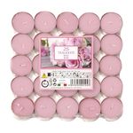 Price's Petali Brand Scented Tealights | 25 Pack Tealights 4 Hour Burn Time | Available in Multiple Scents (Rose)