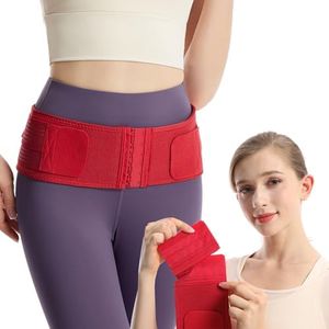 Paskyee Ceinture abdominale avec 6 rangées supplémentaires de crochets et d'yeux - Soutien du bas du dos pour hommes et femmes (Régulier (hanche 85-100cm))