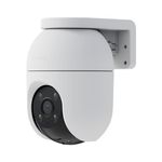 EZVIZ 2.5K Security Camera Outdoor, PTZ 360°, 512 GB SD Card, No Subscription Fee, Starlight Color Night Vision, Human/Vehicle Detection, Auto-Track, Home Wi-Fi CCTV System, Alexa/Google (C8c 4MP)