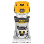 DEWALT Router, Fixed Base, Variable Speed, 1-1/4-HP Max Torque (DWP611) , Yellow