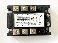 SOLID STATE RELAY SSR 3PH 40 AMP THREE PHASE DC INPUT 4-32 VDC TO AC OUTPUT 24-480 VAC 40 AMP DC To AC CURRENT 4-16mA JAIN AUTOMATION