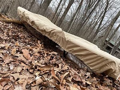 Cypress Rowe Outfitters Nature Proof 16 '17' 18' Canoe / Kayak Cover for Outdoor Storage, fits 15'5" to 16' to 17' to 18' canoes and kayaks