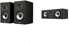 Polk Monitor XT20 Bookshelf Speakers + Polk Monitor XT30 Center Channel Speaker Bundle