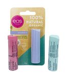 Eos Lip Balm Stick Triple Set 3pc Bundle - Sweet Mint/Chamomile/Strawberry Sorbet