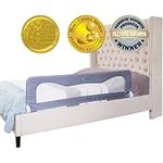 Bed / Crib Safety Guard Rail, Extra Long for Toddlers, Infants, Kids, Children for Twin, Full Size, Queen &King Mattress, Grey (59L19.5H) in