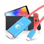 Boreguse USB C to HDMI Cable for Nintendo Switch/Switch OLED, 2M/6.6FT Switch Dock with 1080P@60Hz Output,100W PD Charging Port, USB C to HDMI Adapter for Laptop,Tablet, MobilePhone,SteamDeck