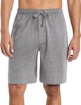 Ekouaer Men's Pajama Shorts Soft Sleepwear Bottoms Elastic Waistband Loungewear