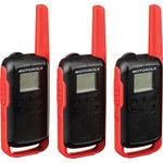 Motorola Talkabout T210TP Two-Way FRS Radio, Up to 32KM, Red