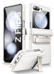 i-Blason Journey Series for Samsung Galaxy Z Flip 5 Case (2023) with Built-in Screen Protector & Kickstand, Full-Body Rugged Case for Z Flip 5 with Auto-Rotate Hinge Protection (Star)