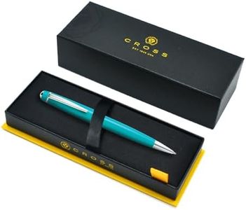 Free Personalised Luxury Gift Pen Bailey Light Fountain Rollerball Ballpoint Pen Laser Engraved Customised Graduation Retirement Event Anniversary Present (Ballpoint Pen, Teal)