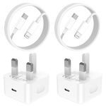 OTLPTMON for iPhone Charger Plug Cable, USB Fast Wall Charging Adapter with 2 Pack Fast Charging Cord for iPhone 13/12/11/XS/XR/8/7/6/6s Plus/SE(white)