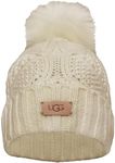 UGG, Womens, Cable Beanie with Pom,