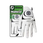 FootJoy Women's WeatherSof Golf Glove, White Large, Worn on Left Hand, Previous Season Style